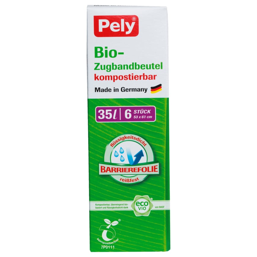 Pely Bio Zugbandbeutel 6x35l